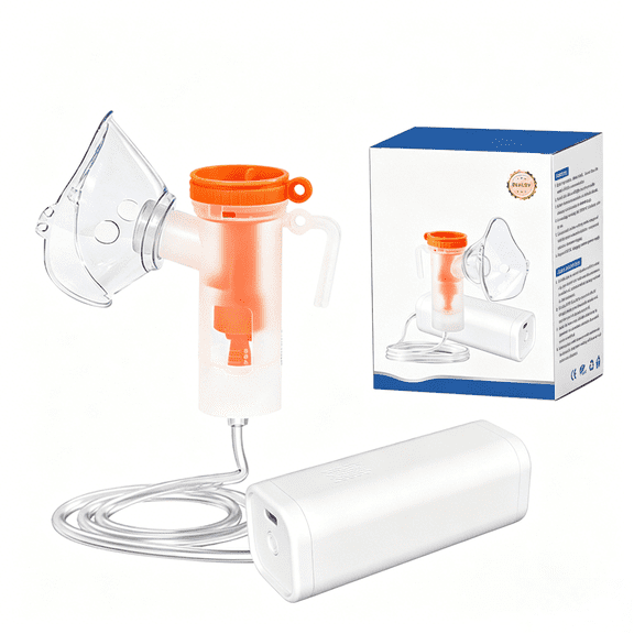 AJZIOJIRO Portable Ultrasonic Humidifier Handheld Personal Compressor Steam Inhaler Household Moisturizing Device