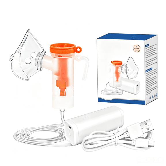 AJZIOJIRO Portable Ultrasonic Humidifier Handheld Personal Compressor Steam Inhaler Household Moisturizing Device