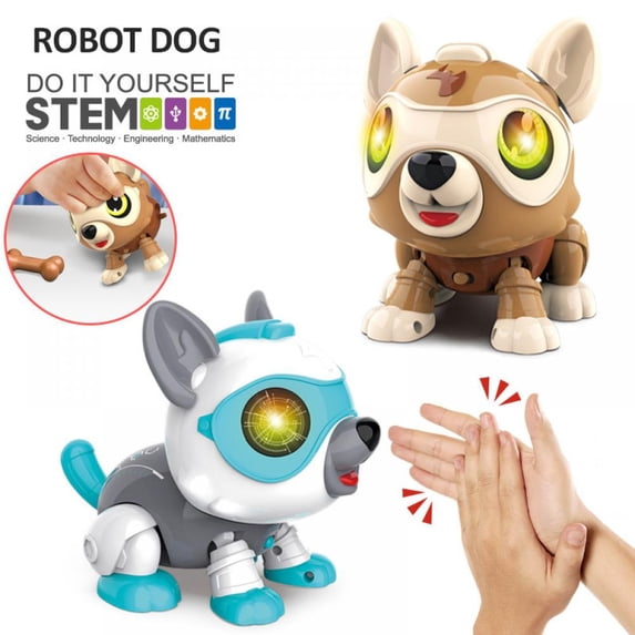 AJZIOJIRO Toddler Baby Smart Robot Dog Toy Touch Control, Voice Control for Kids Birthday Gifts