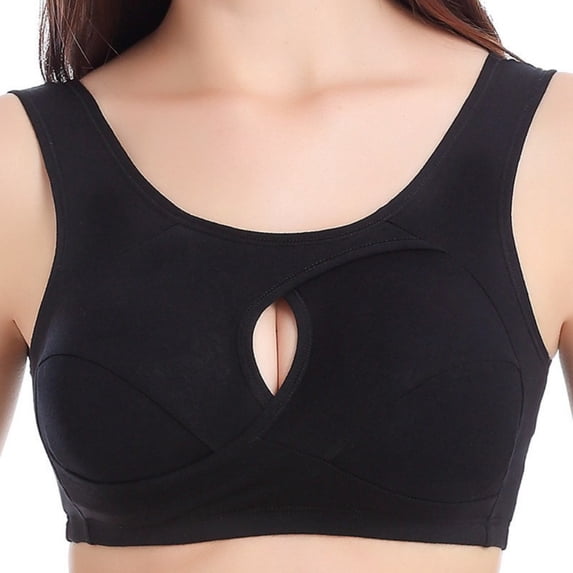 AJZIOJIRO Women's Low-Impact Activity Sleep Bras Casual Comfort Workout Sports Bra M-XL