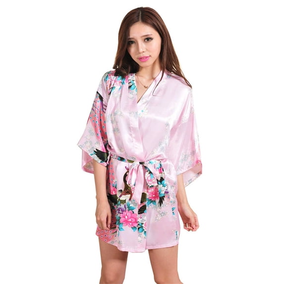 AJZIOJIRO Women's Summer Sleeveless Bathrobe Soft Pajama Robe Nightgowns Nightwear Satin Nightdress Sleepwear M-4XL
