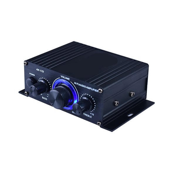AK-170 HiFi Power Amplifier Dual Channel Amp with RCA Input