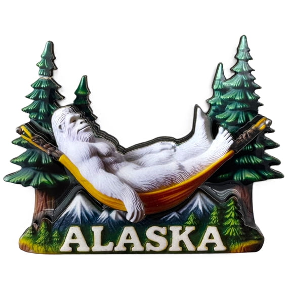 AK 3D Magnet Bigfoot