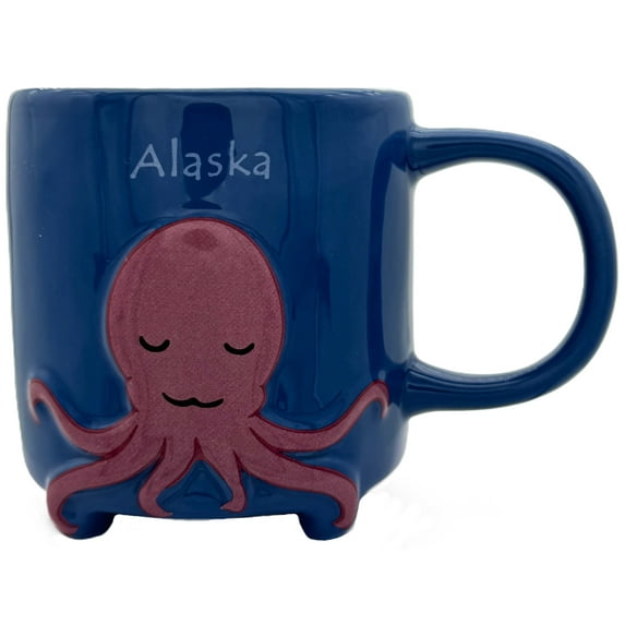 AK 3D Octopus Ceramic Mug 14oz