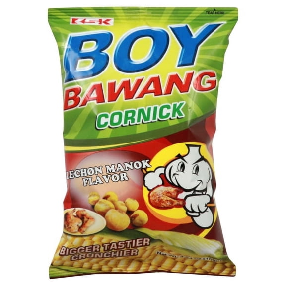 Boy Bawang Cornick Lechon Manok Flavor  100g