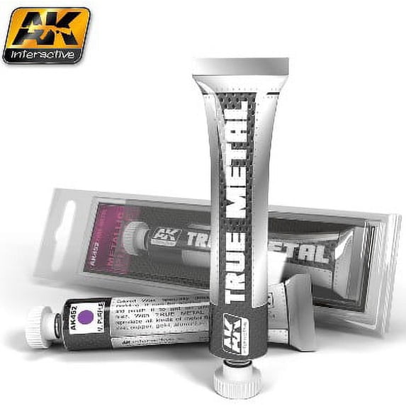 AK Interactive 452 True Metal: Metallic Purple 20ml Tube Acrylic Hobby Paint