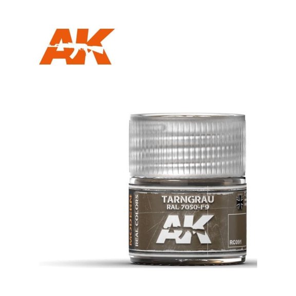 AK Interactive AFV RC091 Tarngrau RAL 7050-F9 10ml Acrylic Hobby Paint