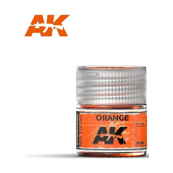 AK Interactive AFV Real Color RC009 Orange 10ml Hobby Paint