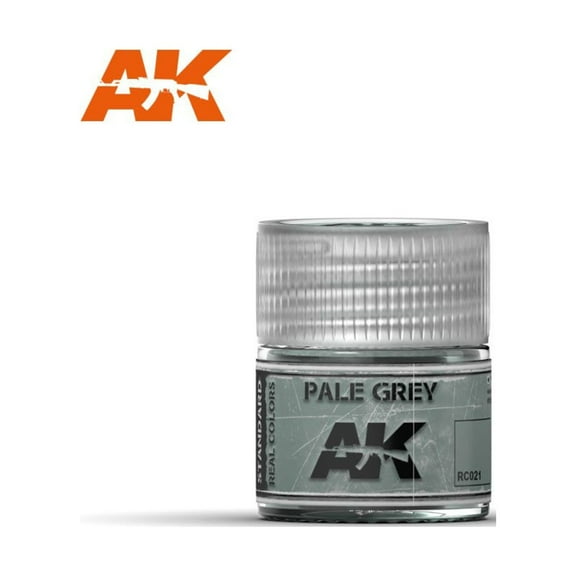 AK Interactive AFV Real Color RC021 Pale Grey 10ml Hobby Paint