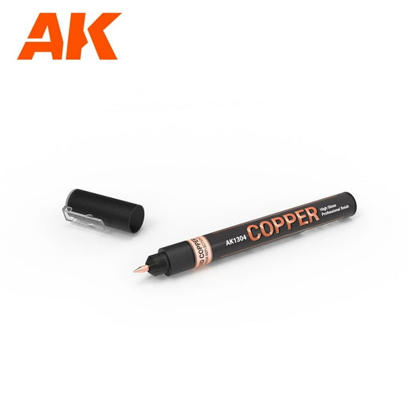 AK Interactive AK1304 Metallic Liquid Markers Copper 1mm