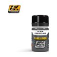 thumbnail image 1 of AK Interactive AK2075 Weathering Paneliner For Black Camouflage Enamel 35ml, 1 of 2