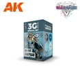thumbnail image 1 of AK Interactive Wargame Color Set Blue Armor AKI 1063, 1 of 2