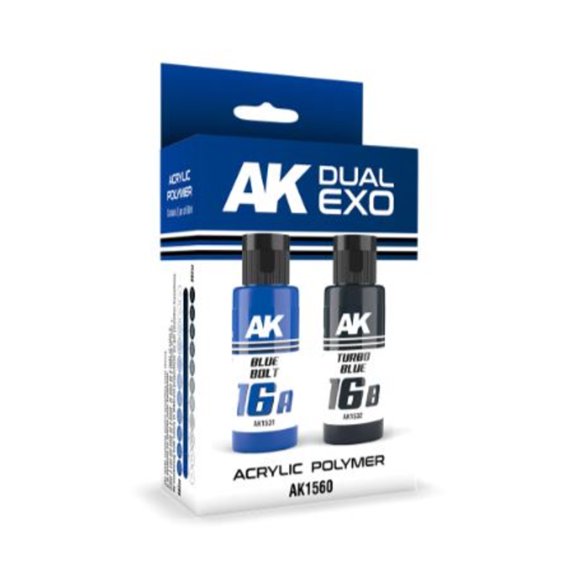 AK-Interactive Blue Bolt & Turbo Blue Set (2 x 60ml) New