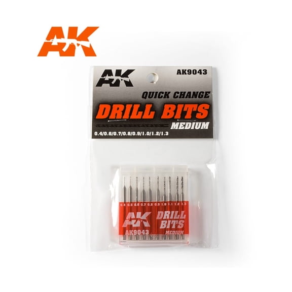 AK-Interactive Drill Bits (0.4 - 1.3) New