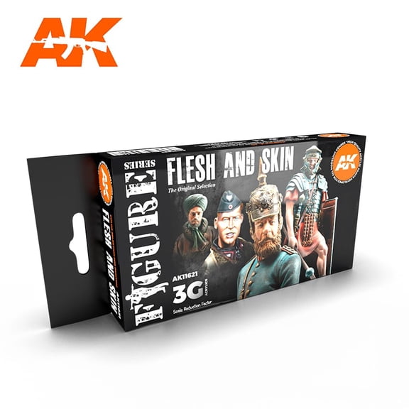 AK-Interactive Flesh and Skin Colors (The Original Selection) New