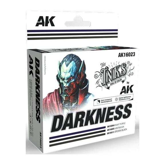 AK-Interactive Ink Set - Darkness New