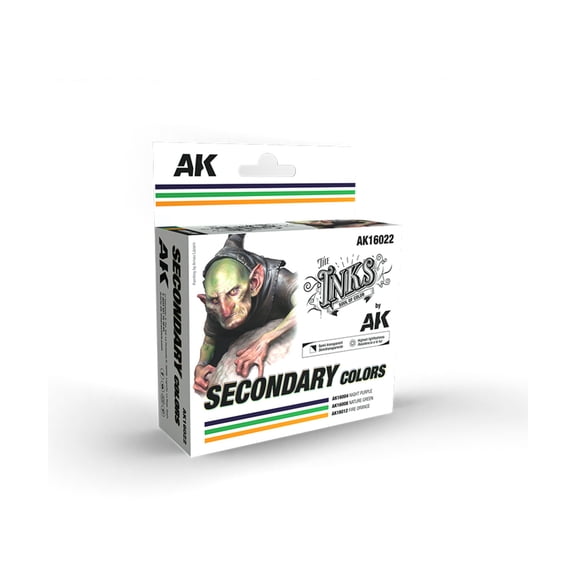 AK-Interactive Ink Set - Secondary Colors New