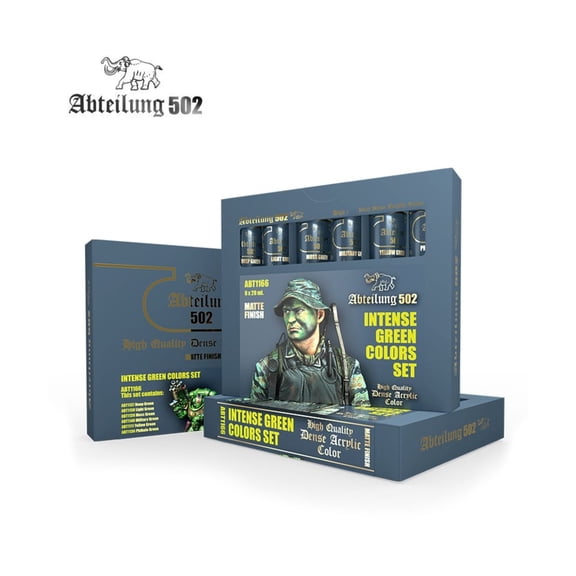 AK-Interactive Intense Green Colors Set New