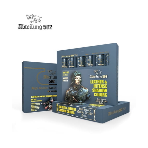 AK-Interactive Intense Leather & Shadow Colors Set New