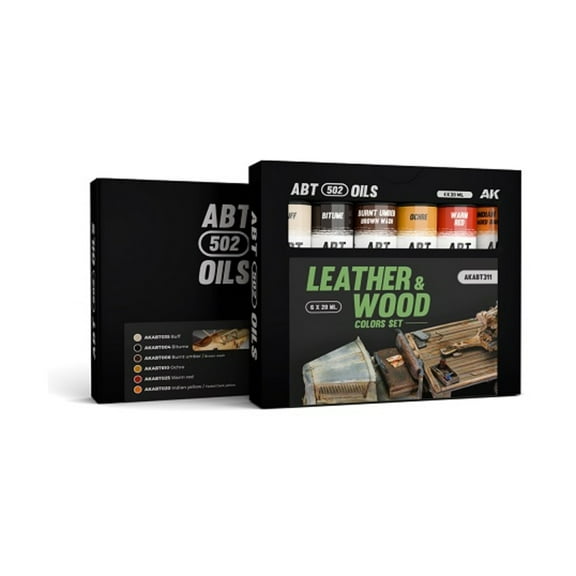 AK-Interactive Leather & Wood Colors Set New