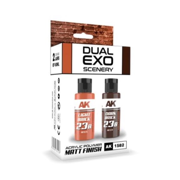 AK-Interactive Light Brick & Dark Brick Set (2 x 60ml) New