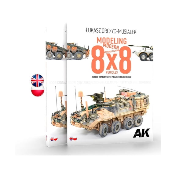 AK-Interactive Modeling Modern Armored Fighting 8x8 Vehicles New