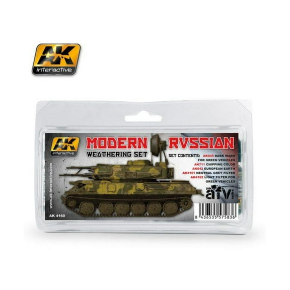 AK-Interactive Modern Russian Weathering Set New