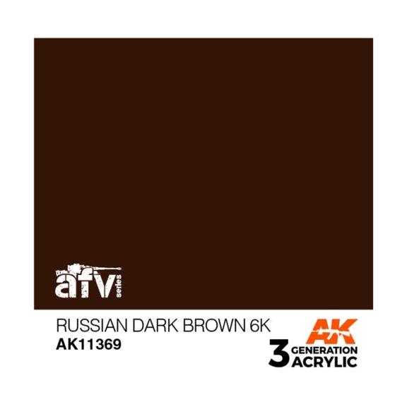AK-Interactive Russian Dark Brown 6K New