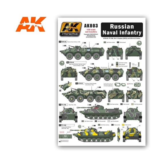 AK-Interactive Russian Naval Infantry Wet Transfer New