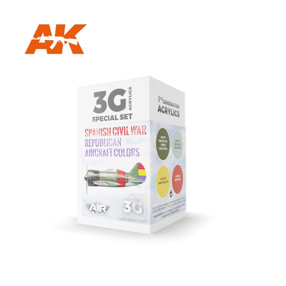 AK-Interactive Spanish Civil War - Republican Aircraft Colors New