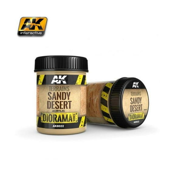 AK-Interactive Terrains Sandy Desert -250ml (Acrylic) New