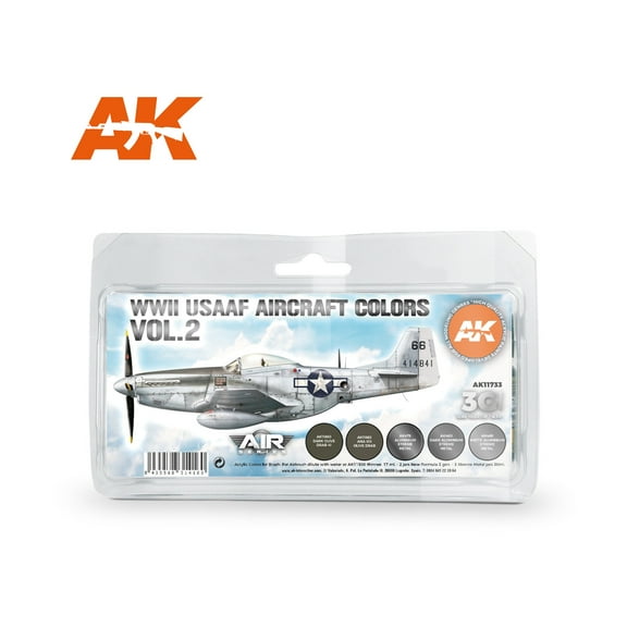 AK-Interactive WWII USAAF Aircraft Colors Vol. 2 New