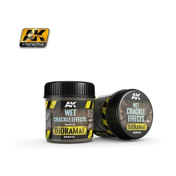 AK-Interactive Wet Crackle Effects - 100ml (Acrylic) New