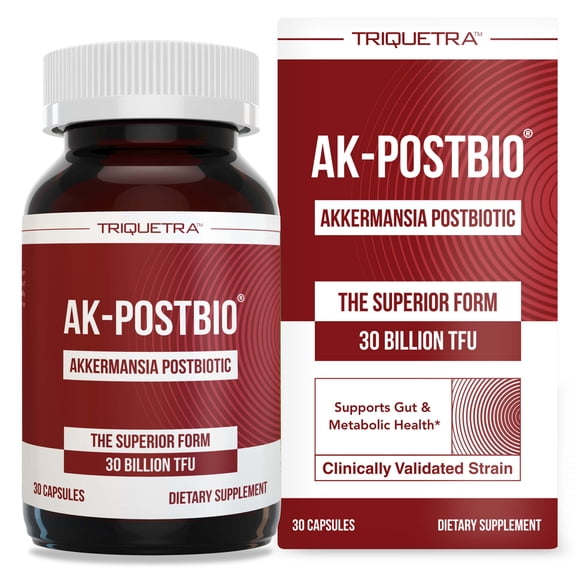 Triquetra Health AK-Postbio: Akkermansia Probiotic 30 Billion TFU