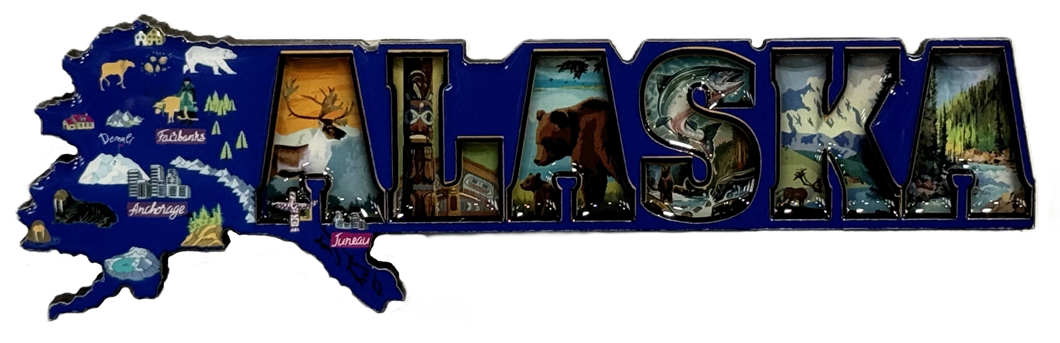 AK Scenery 3D Magnet - Walmart.com