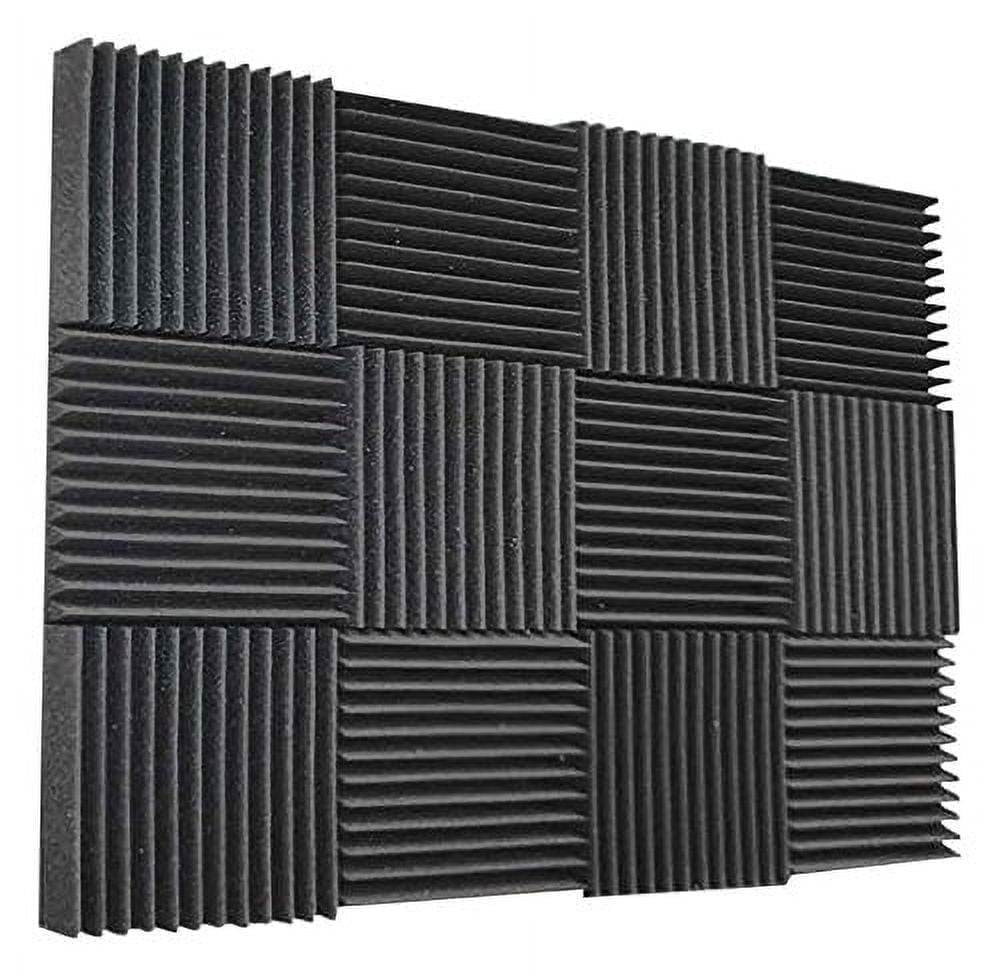 AK TRADING CO AF Acoustic Foam Panels 2H x 12W x 12L Inch Soundproof Tiles