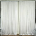 thumbnail image 1 of AK TRADING CO. 120" Wide (10Ft Wide) Sheer Voile Drape Panels for Backdrop, Wedding Events, Ceiling Drapes, Event Masking, Decor - Select from 6ft to 50ft Length. (10 feet x 12 feet, White), 1 of 6