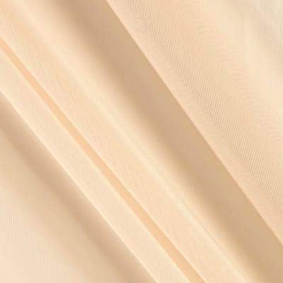 AK TRADING CO. 120" Wide (10ft Wide) X 120 Yards Roll - Sheer Voile Chiffon Fabric - Perfect for Draping Panels and Masking for Weddings, Parties & Events, Tent Draping - Cappuccino