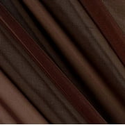 AK Trading Co 120" Wide 100% Polyester Sheer Voile Fabric Roll, Chiffon Sewing Fabric, White