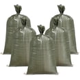 thumbnail image 1 of AK TRADING CO. 14" x 26" Poly Sandbags W/UV Protection & Built-in Ties - Flood Water Barrier - Tent Sandbags - Pack of 50 - Green, 1 of 2