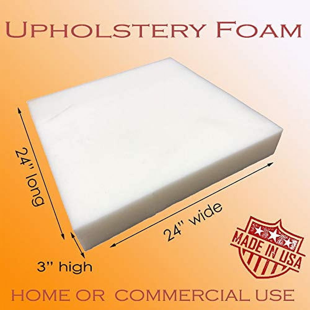 6 x 24 x 84 Upholstery Foam Cushion High Density Standard (Seat Replacement , Upholstery Sheet , Foam Padding)