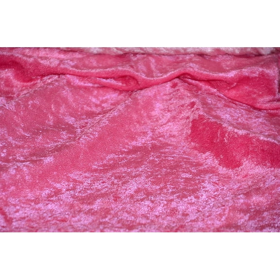 AK TRADING CO. 60" Wide - 100% Polyester Panne Velvet - Perfect for backdrops, Clothing, Home Furnishing and Many More. (Fuchsia, 1 Yard)