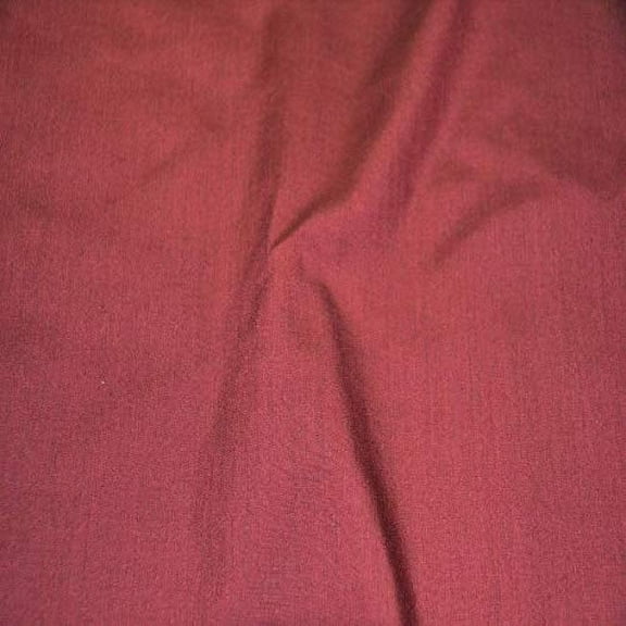 AK TRADING CO. 60" Wide Premium Cotton Blend Broadcloth Fabric by The Yard - Burgundy