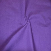 AK TRADING CO. 60" Wide Premium Cotton Blend Broadcloth Fabric by The Yard - Purple