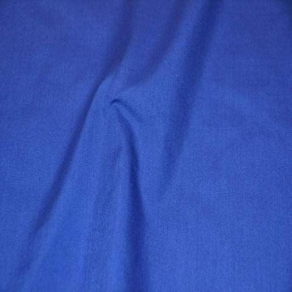 AK TRADING CO. 60" Wide Premium Cotton Blend Broadcloth Fabric by The Yard - Royal Blue