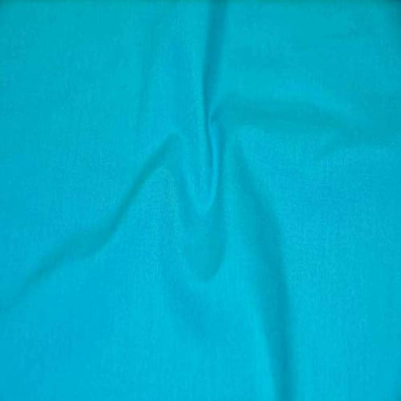 AK TRADING CO. 60" Wide Premium Cotton Blend Broadcloth Fabric by The Yard - Turquoise