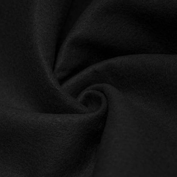 AK TRADING CO. 72-Inch Wide 1/16" Thick Acrylic Felt Fabric for Arts & Crafts, Cushion and Padding, Sewing Projects, Kids School Projects, DIY Projects & More. - Black, 1 Yard