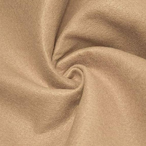 AK TRADING CO. 72-Inch Wide 1/16" Thick Acrylic Felt Fabric for Arts & Crafts, Cushion and Padding, Sewing Projects, Kids School Projects, DIY Projects & More. - Taupe, 10 Yards