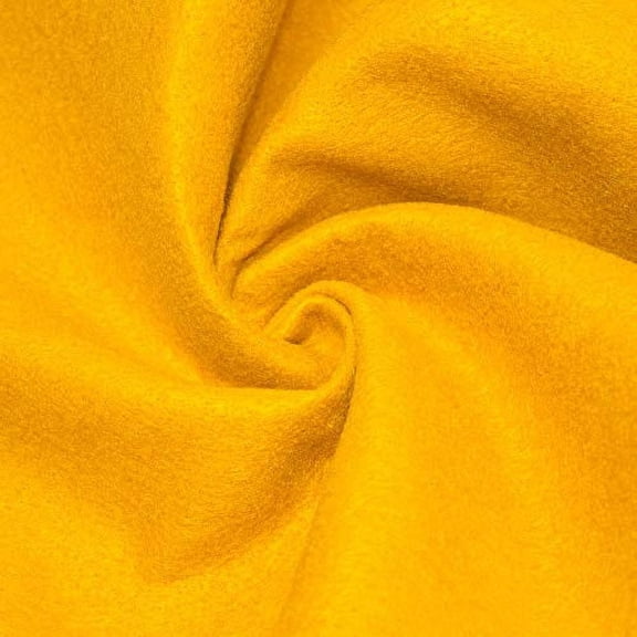 AK TRADING CO. 72-Inch Wide 1/16" Thick Acrylic Felt Fabric for Arts & Crafts, Cushion and Padding, Sewing Projects, Kids School Projects, DIY Projects & More. - Bright Gold, 1 Yard
