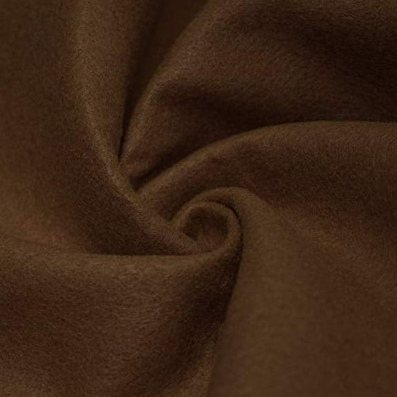 AK TRADING CO. 72-Inch Wide 1/16" Thick Acrylic Felt Fabric for Arts & Crafts, Cushion and Padding, Sewing Projects, Kids School Projects, DIY Projects & More. - Light Brown, 10 Yards